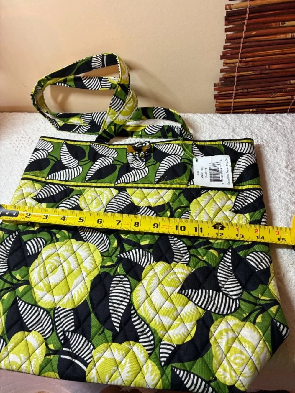 NWT Vera Bradley La Neon Rose Tote Bag